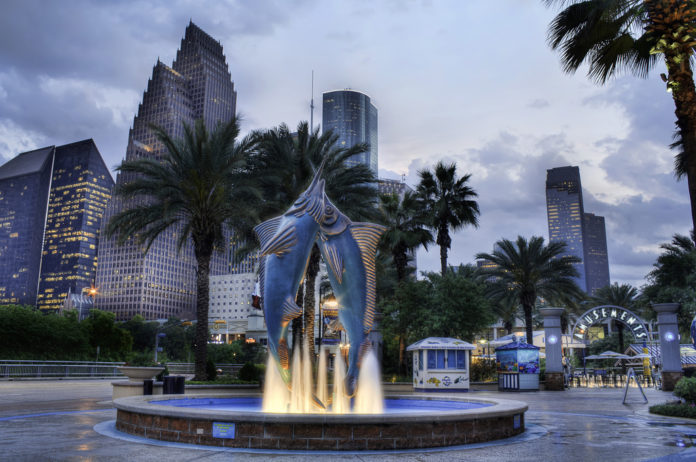 houston downtown aquarium carousel ferris wheel