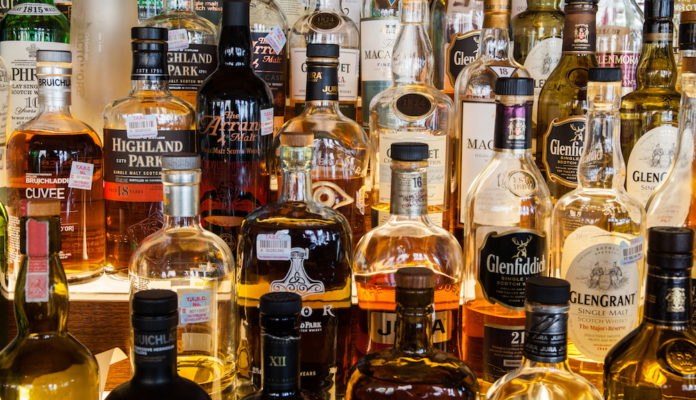 Best Bars in Houston and Whiskey collection of Reserve 101
