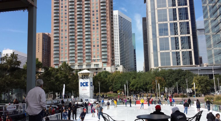 roller skating at discovery green