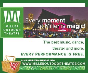 Miller Outdoor Theatre Spring 2015 ad