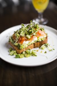 smoked-salmon-toast-benjys-houston-julie-soefer