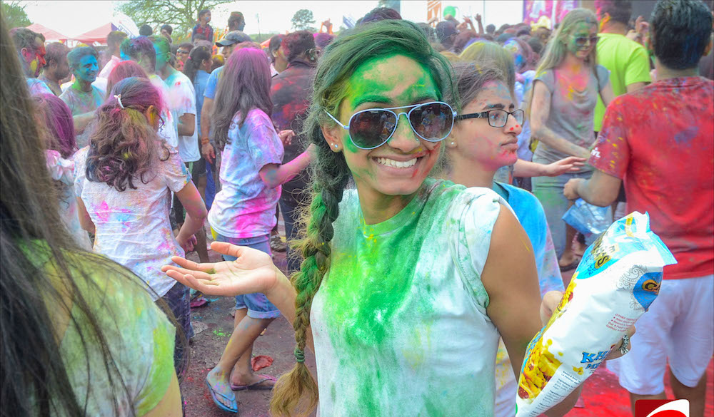 Photo courtesy of Houston Holi 2016