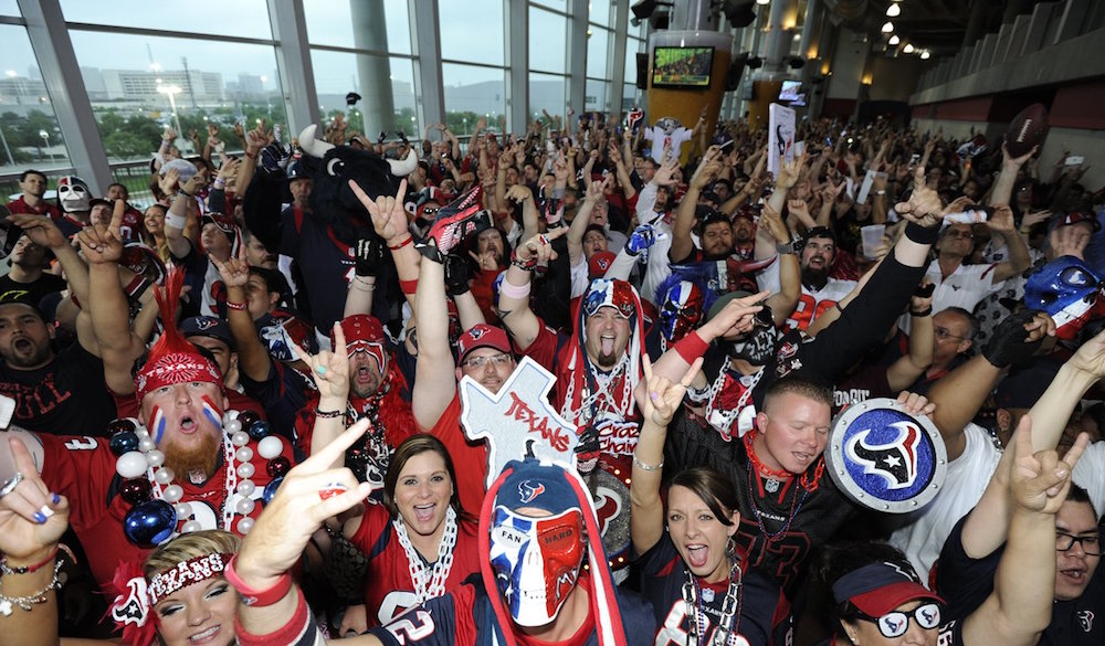 Texans fans celebrate 2021 home opener at NRG Stadium