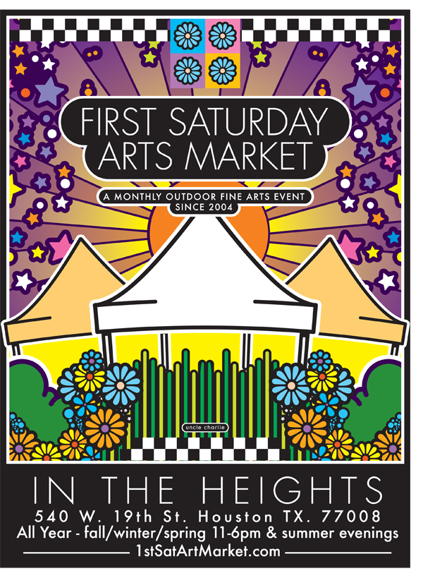 First Saturday Arts Market in the Heights 2016