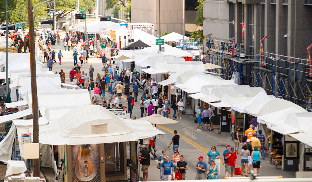 45th Bayou City Art Festival in Downtown 365 Houston