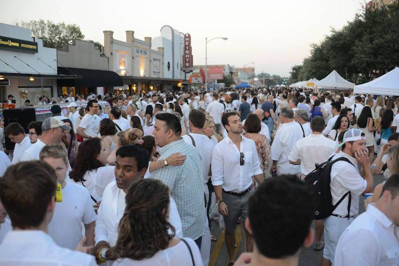 original white linen night in the heights