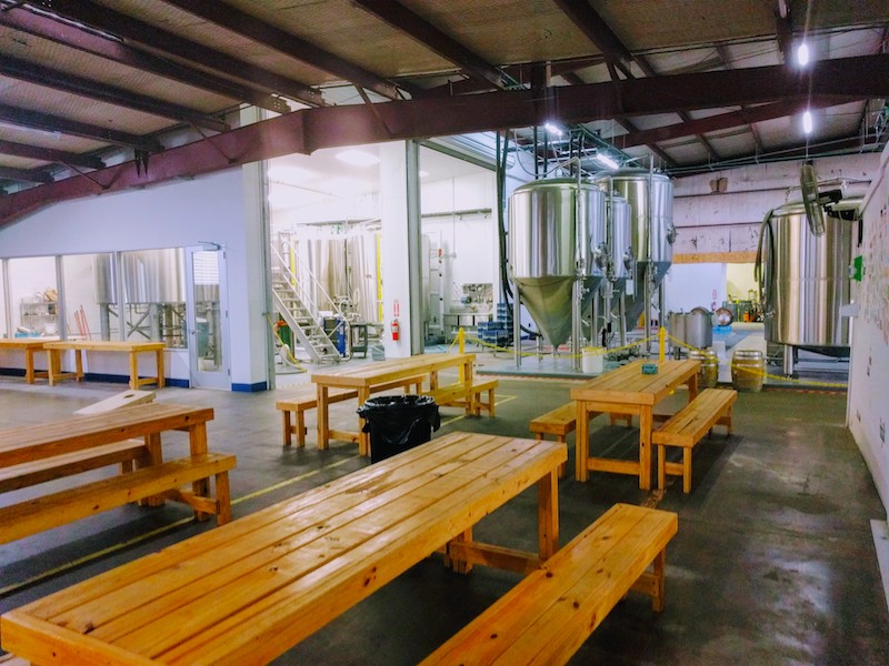 Eureka Heights Brew Co Tables Fermenters