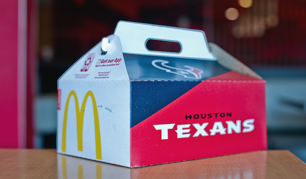 Texans Bundle at McDonald's 365 Houston