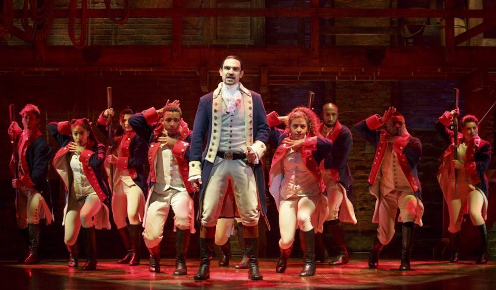 "Hamilton An American Musical" at the Hobby Center 365 Houston