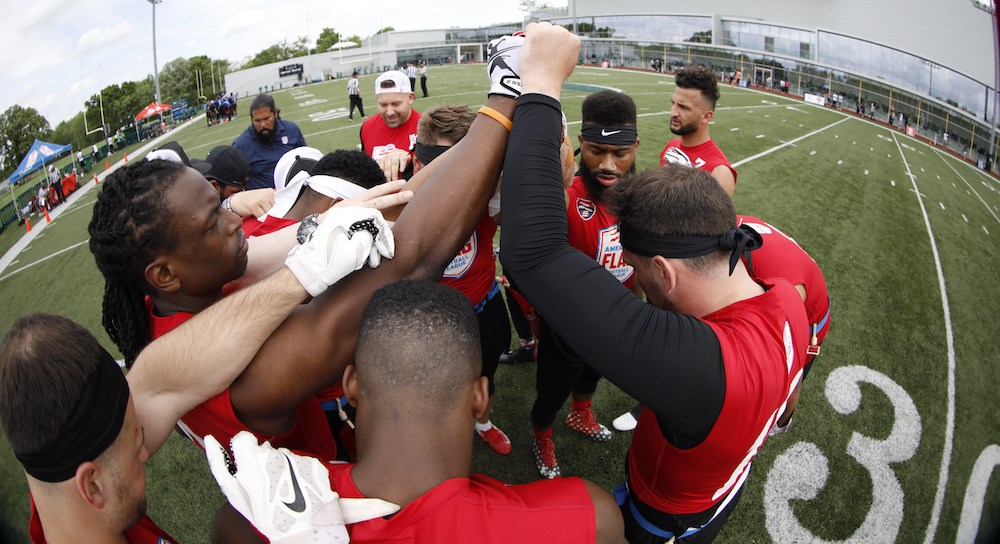 See the four teams that remain in the American Flag Football League