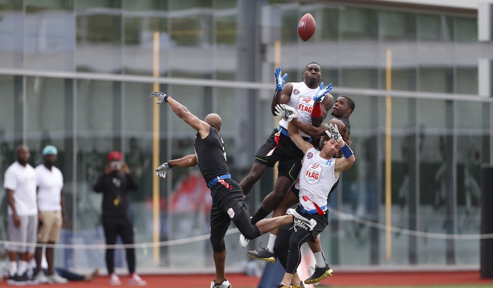 American Flag Football League Ultimate Final in EaDo