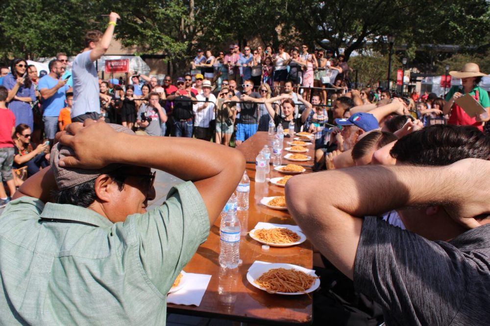 houston-italian-festival-festa-italiana-2018-pasta-eating-contest