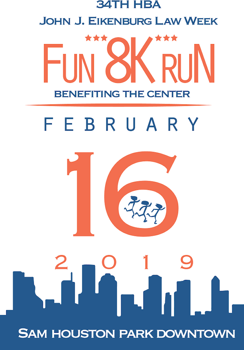 34th Annual Law Week 8k Fun Run At Sam Houston Park In