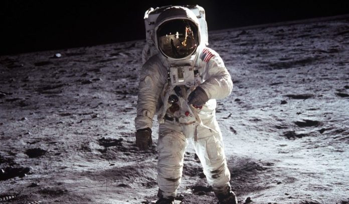 a-giant-leap-apollo-11-discovery-green-2019-1 Buzz Aldrin on the Moon