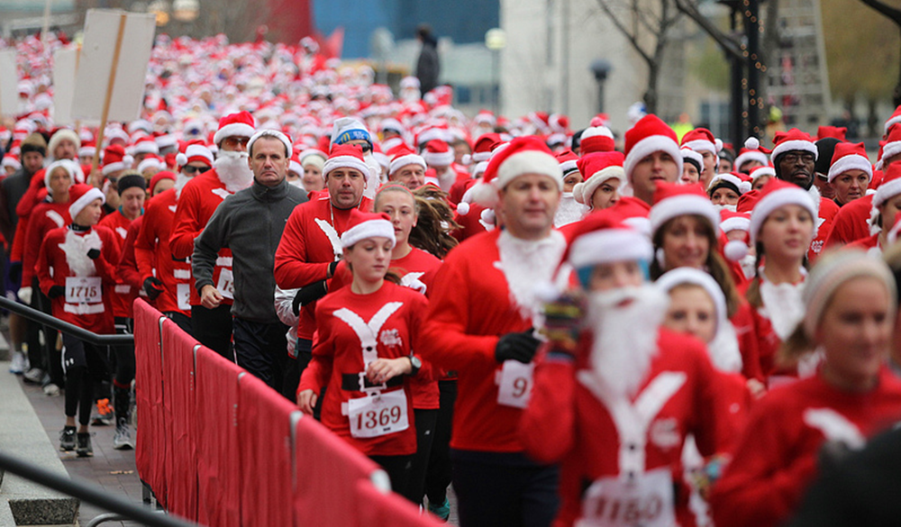 Santa Hustle 5K, Half Marathon, Kids Dash in Galveston 365 Houston