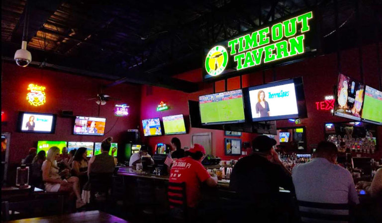 time out sports bar houston