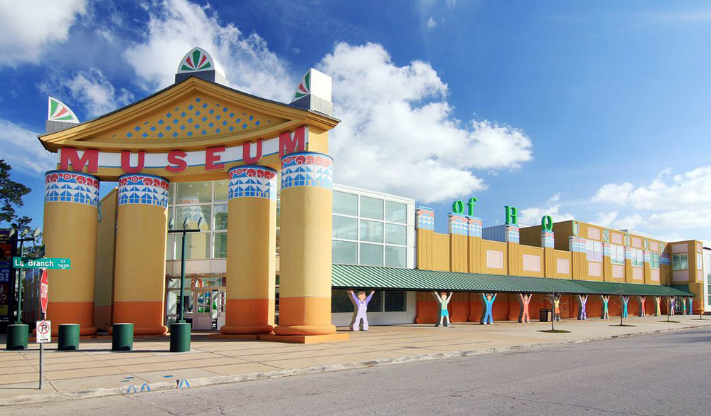 Tour exhibits provide visitors with a playground for all ages