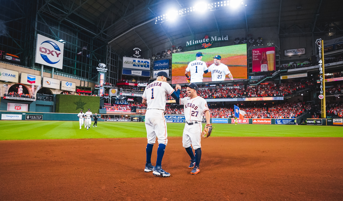 Minute Maid Park Houston Astros play Braves