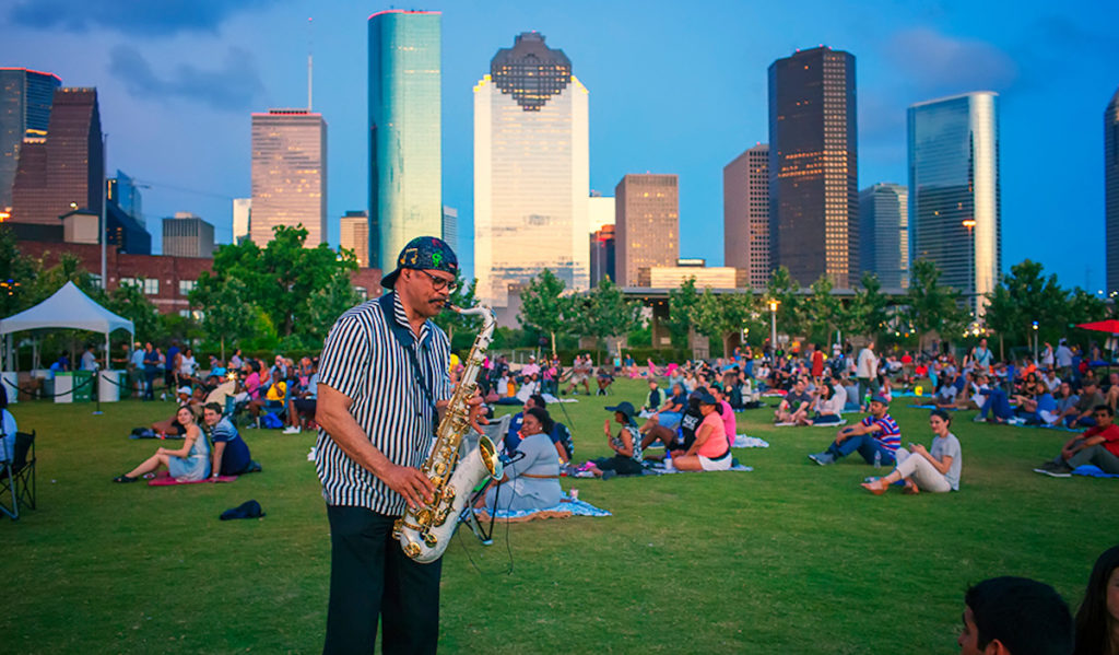 Jazzy Sundays in the Park at Buffalo Bayou Park | 365 Houston