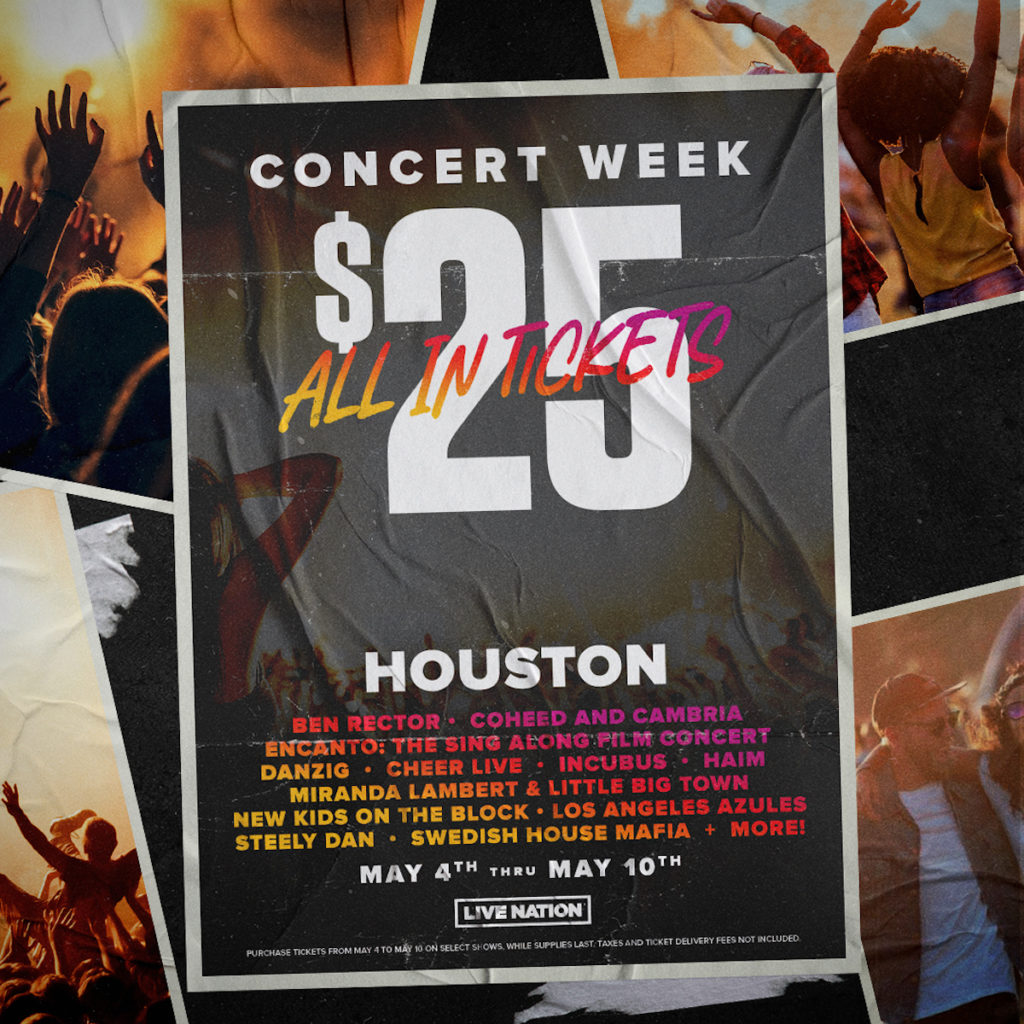 Live Nation Concert Week 365 Houston
