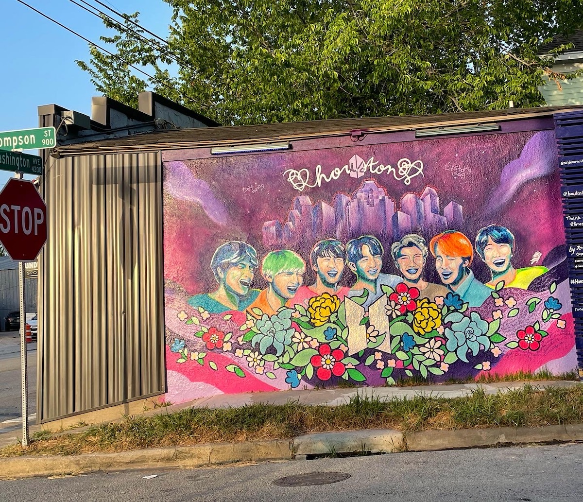 BTS Mural at Ninja Ramen | 365 Things to Do in Houston