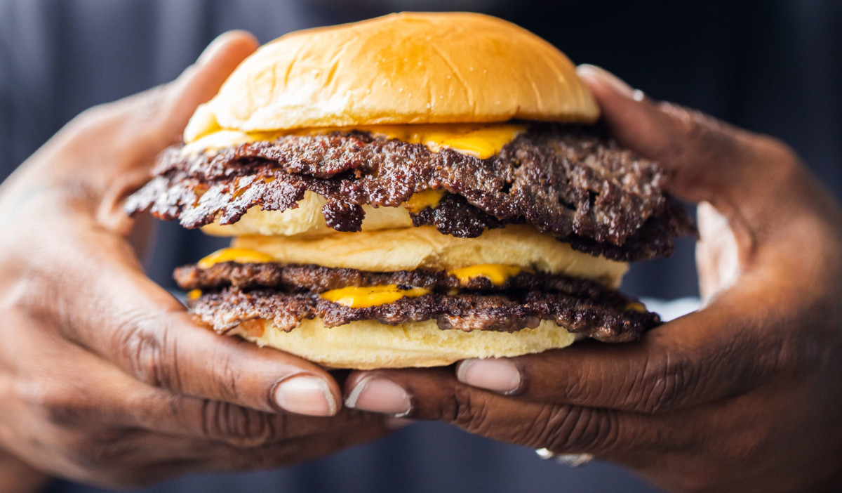 Trill Burgers at NRG Stadium during Houston Texans home games