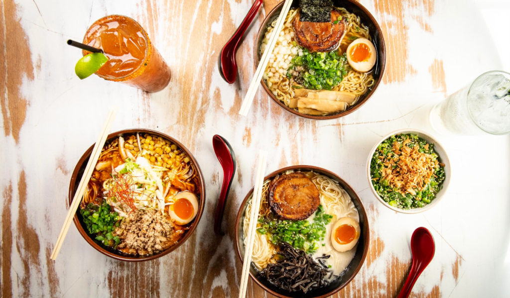 Bowls of ramen