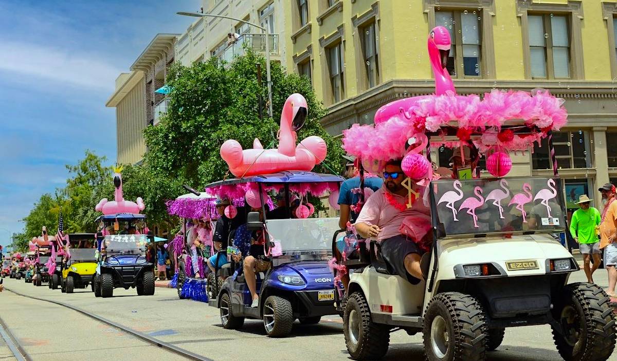 4th Annual Flamingo Fest Golf Cart Parade 365 Houston
