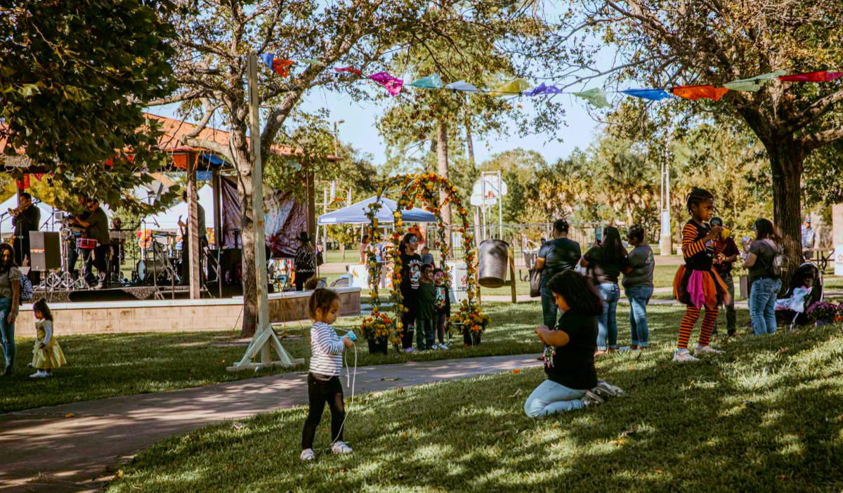 Downtown's newest park welcomes Houstonians with '3 times the fun