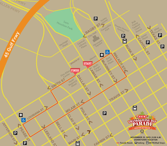 74th Annual Houston Thanksgiving Parade Route 365 Houston