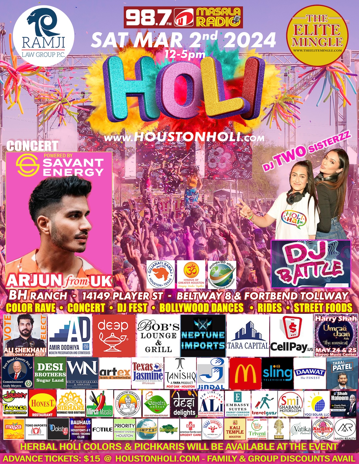 Houston Holi Festival of Colors 2024 365 Things to Do in Houston