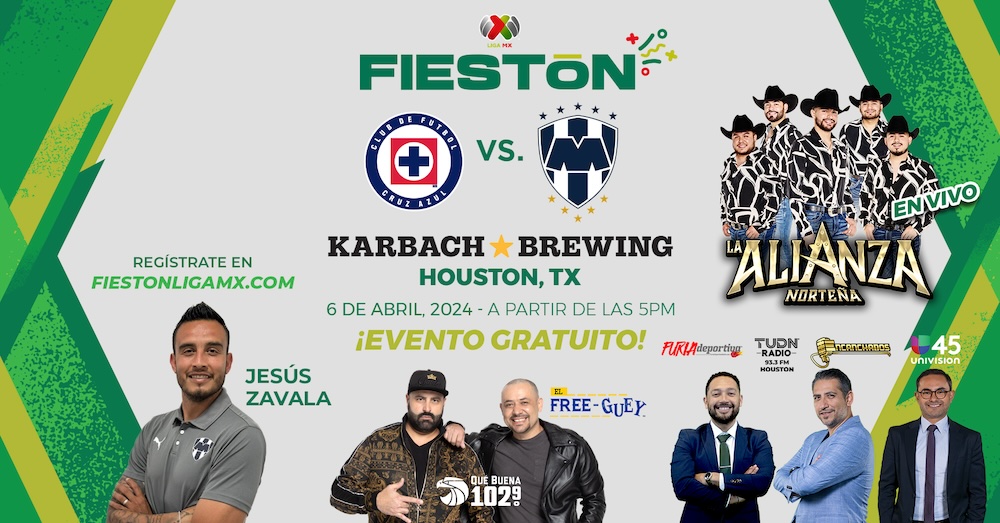 Fiest n Viewing Party for Liga MX Cruz Azul vs. Monterrey at