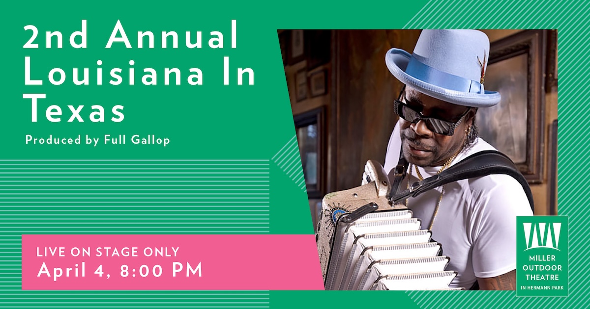 2nd Annual Louisiana In Texas Concert at Miller Outdoor Theatre