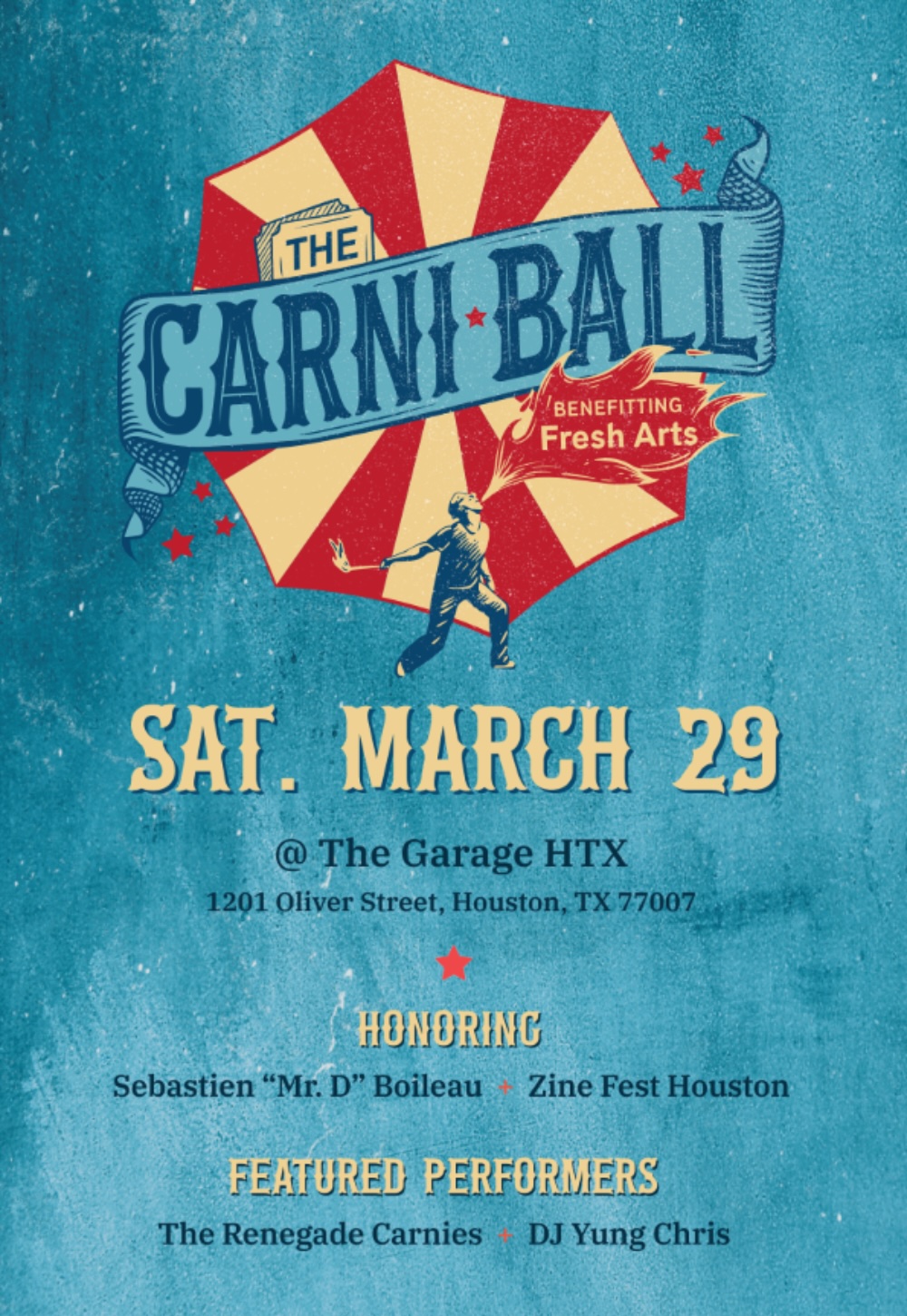 Fresh Arts’ The Carni-Ball at The Garage HTX