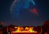 Grab your seats for a live drone & music show above Constellation Field