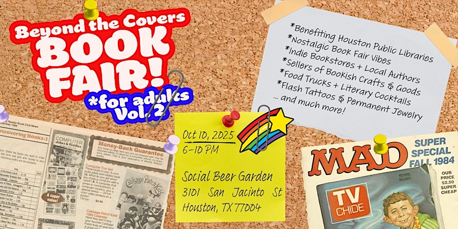 Beyond the Covers: Book Fair for Adults Volume 2 at Social Beer Garden