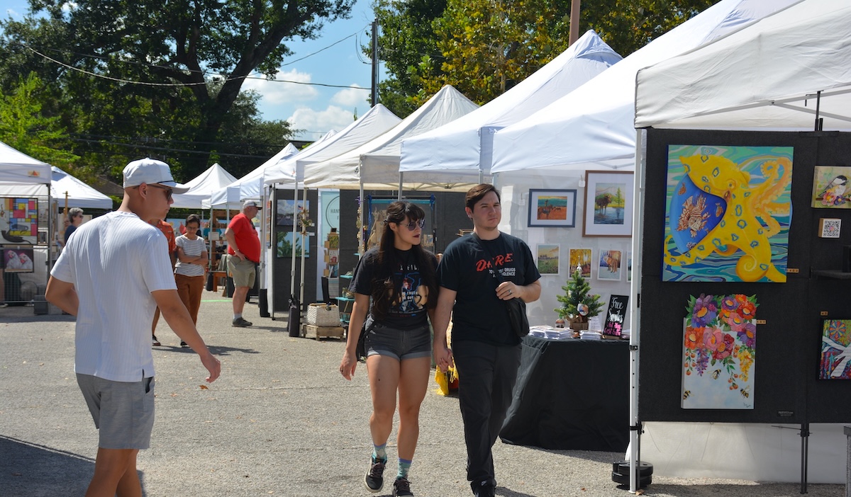 First Saturday Arts Market in The Heights