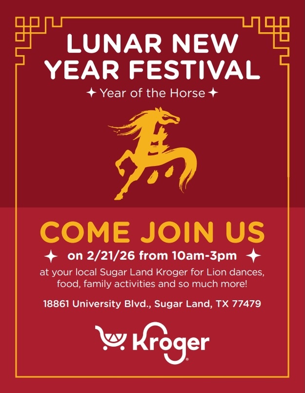 Lunar New Year Festival at Kroger in Sugar Land