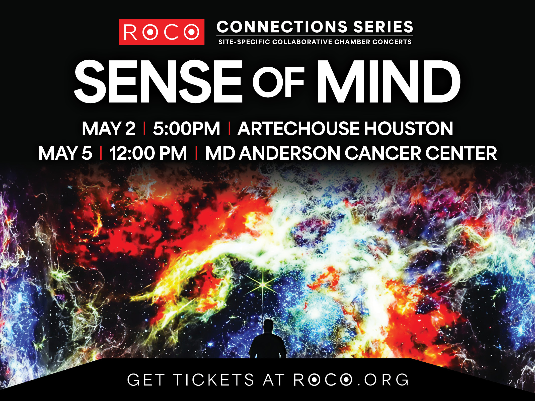 ROCO Connections Sense of Mind Concert Artechouse Houston